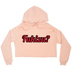 Ladies Relaxed Fit Cropped Fleece Hoodie