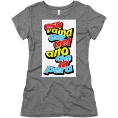 Ladies Slim Fit Super Soft Triblend Tee