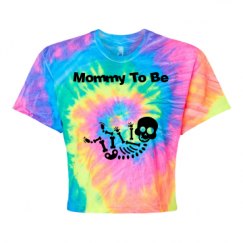 Women's Tie Dye Crop Top Tee