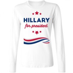 Ladies Relaxed Fit Basic Long Sleeve Tee