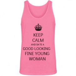 Unisex Jersey Neon Tank Top