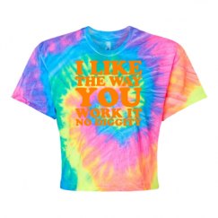Women's Tie Dye Crop Top Tee