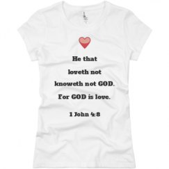 Ladies Slim Fit Basic Promo Jersey Tee