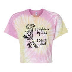 Women's Tie Dye Crop Top Tee