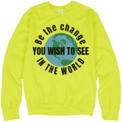 Unisex Neon Crewneck Sweatshirt