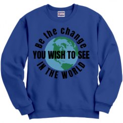 Unisex Film and Foil Crewneck Sweatshirt