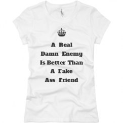 Ladies Slim Fit Basic Promo Jersey Tee