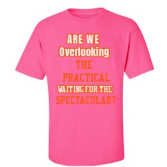 Unisex Ultra Cotton Safety Neon Crewneck Tee