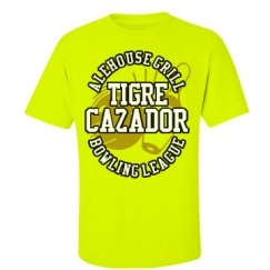 Unisex Ultra Cotton Safety Neon Crewneck Tee