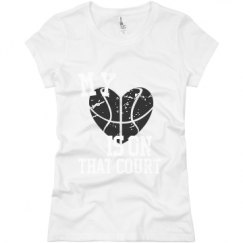 Ladies Slim Fit Basic Promo Jersey Tee