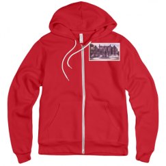 Unisex Fleece Full Zip Midweight Hoodie