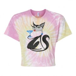 Women's Tie Dye Crop Top Tee