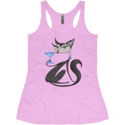 Ladies Slim Fit Super Soft Racerback Triblend Tank