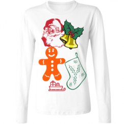 Ladies Relaxed Fit Basic Long Sleeve Tee