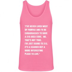 Unisex Jersey Neon Tank Top