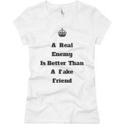 Ladies Slim Fit Basic Promo Jersey Tee