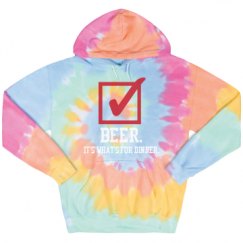 Unisex Tie-Dye Fleece Hoodie