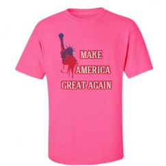 Unisex Ultra Cotton Safety Neon Crewneck Tee