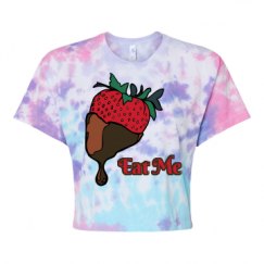 Women's Tie Dye Crop Top Tee