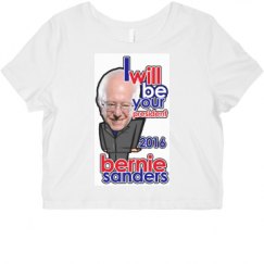 Ladies Slim Fit Crop Top Tee