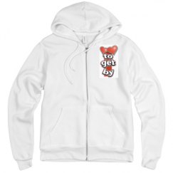 Unisex Fleece Full Zip Midweight Hoodie