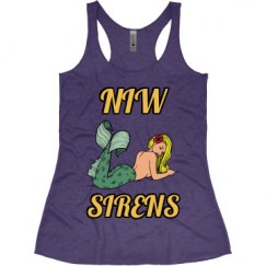 Ladies Slim Fit Super Soft Racerback Triblend Tank