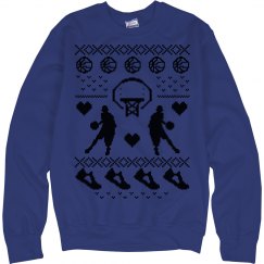 Basketball Sweatshirt Girl Christmas