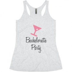 Ladies Slim Fit Super Soft Racerback Triblend Tank