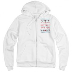 Unisex Fleece Full Zip Midweight Hoodie