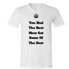 Unisex V-Neck Jersey Tee