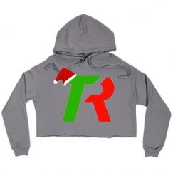 Ladies Relaxed Fit Cropped Fleece Hoodie