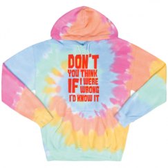 Unisex Tie-Dye Fleece Hoodie