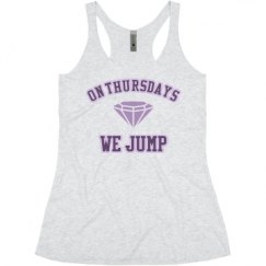 Ladies Slim Fit Super Soft Racerback Triblend Tank