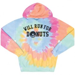 Unisex Tie-Dye Fleece Hoodie
