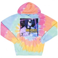 Unisex Tie-Dye Fleece Hoodie