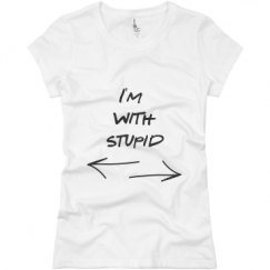 Ladies Slim Fit Basic Promo Jersey Tee