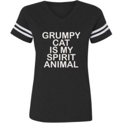 Ladies Relaxed Fit Vintage Sports Tee