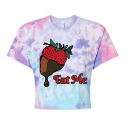 Women's Tie Dye Crop Top Tee
