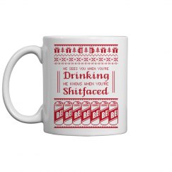 Drinking Shitfaced Coffee Mug