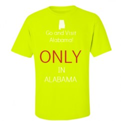 Unisex Ultra Cotton Safety Neon Crewneck Tee