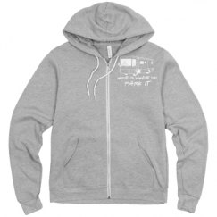 Unisex Fleece Full Zip Midweight Hoodie