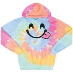 Unisex Tie-Dye Fleece Hoodie