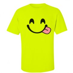 Unisex Ultra Cotton Safety Neon Crewneck Tee