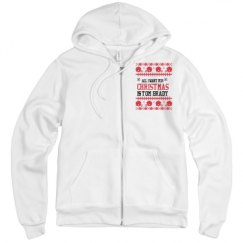 Unisex Fleece Full Zip Midweight Hoodie