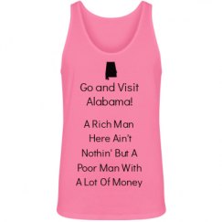 Unisex Jersey Neon Tank Top