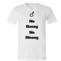 Unisex V-Neck Jersey Tee