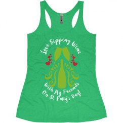 Ladies Slim Fit Super Soft Racerback Triblend Tank