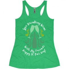 Ladies Slim Fit Super Soft Racerback Triblend Tank