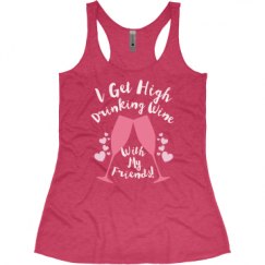 Ladies Slim Fit Super Soft Racerback Triblend Tank