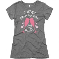 Ladies Slim Fit Super Soft Triblend Tee